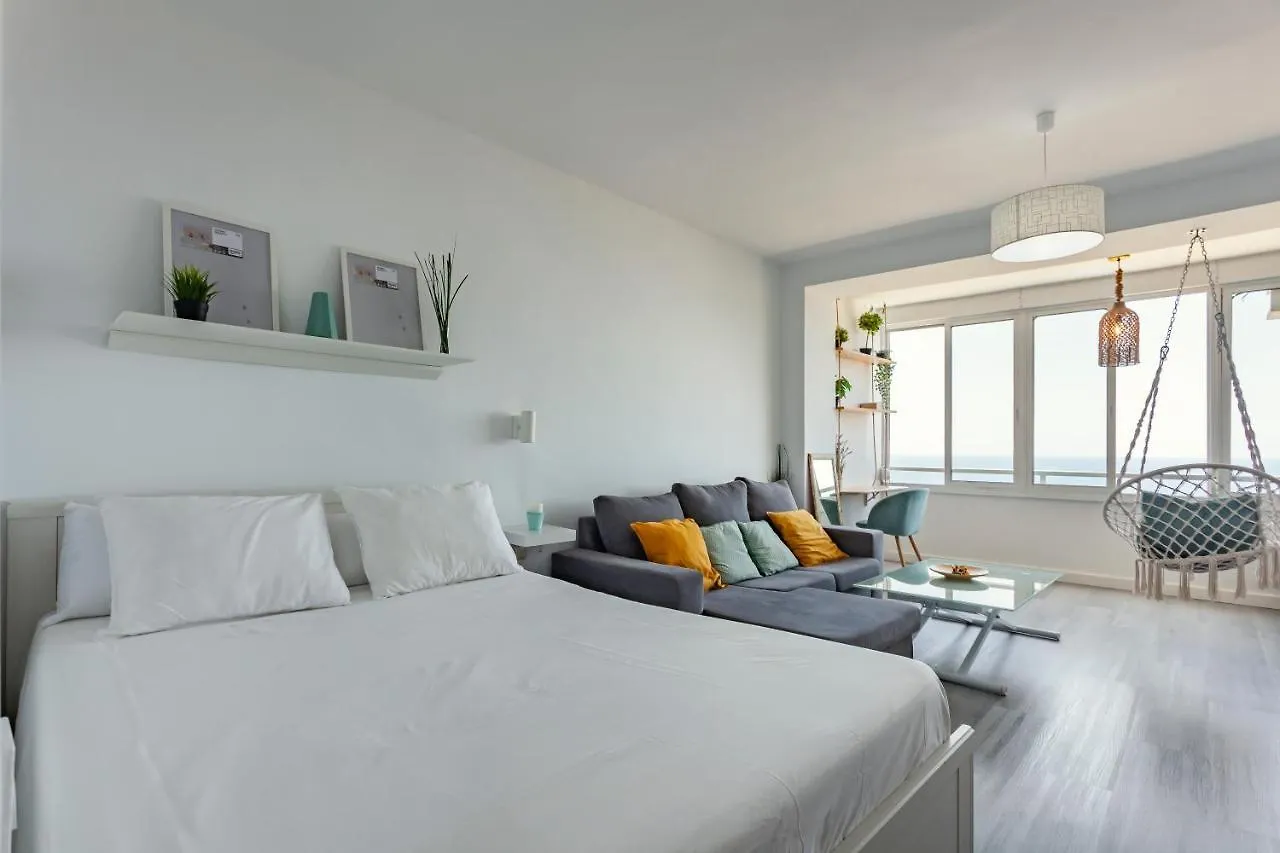 Estudio Con Increibles Vistas A La Playa + Piscina Aguadulce  Apartment